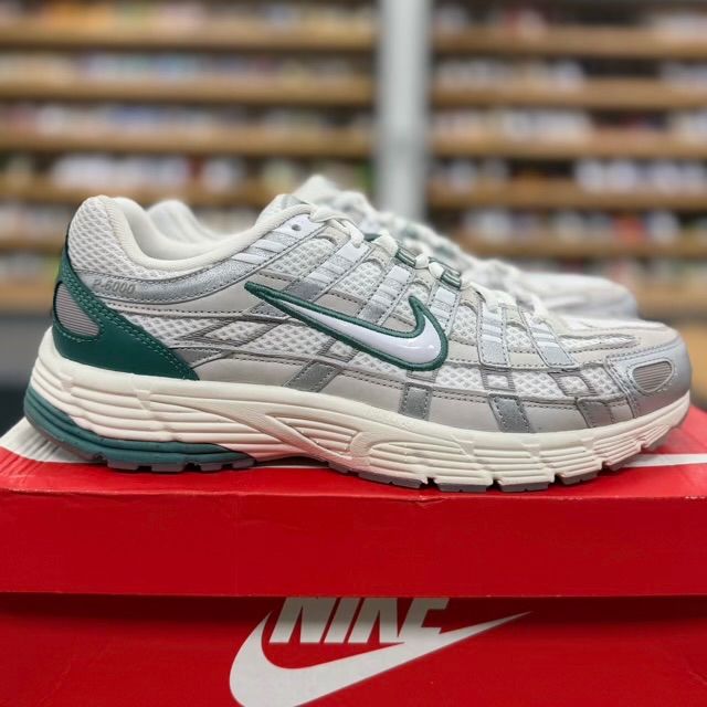 Nike P-6000 Premium Light Bone Bicoastal Green - Preowned