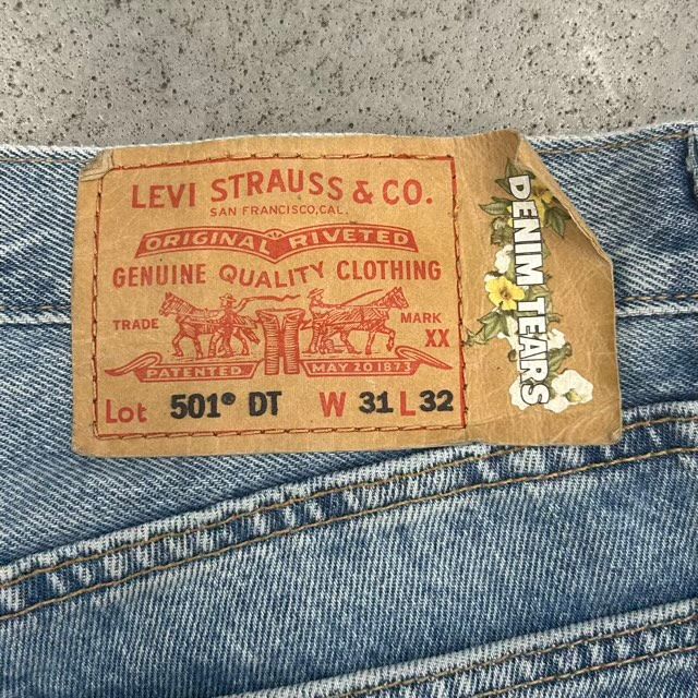 Denim Tears x Levi's Cotton Wreath Jean Light Wash - Preowned