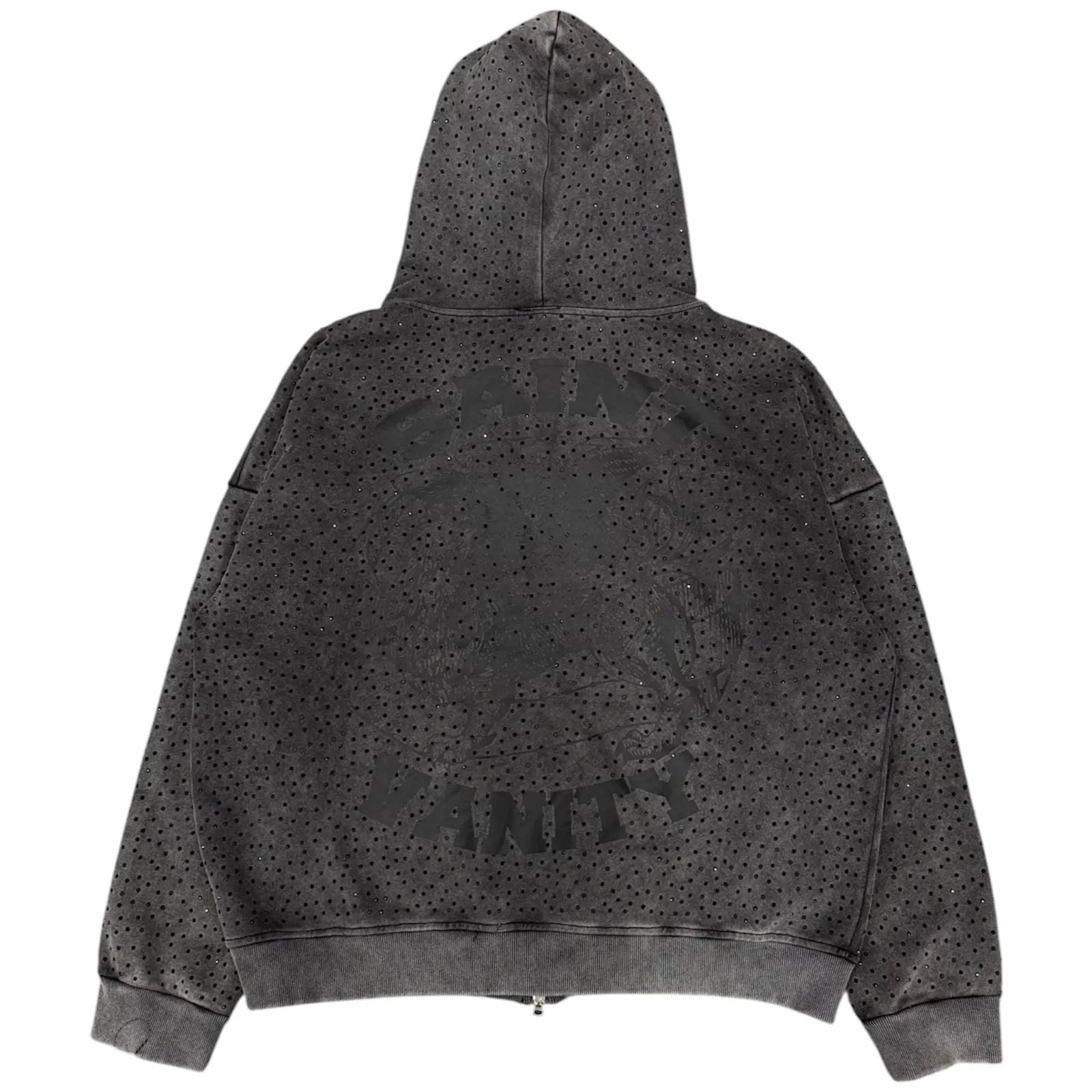 Saint Vanity VVS Logo Zip Up Hoodie (Black) - Preowned