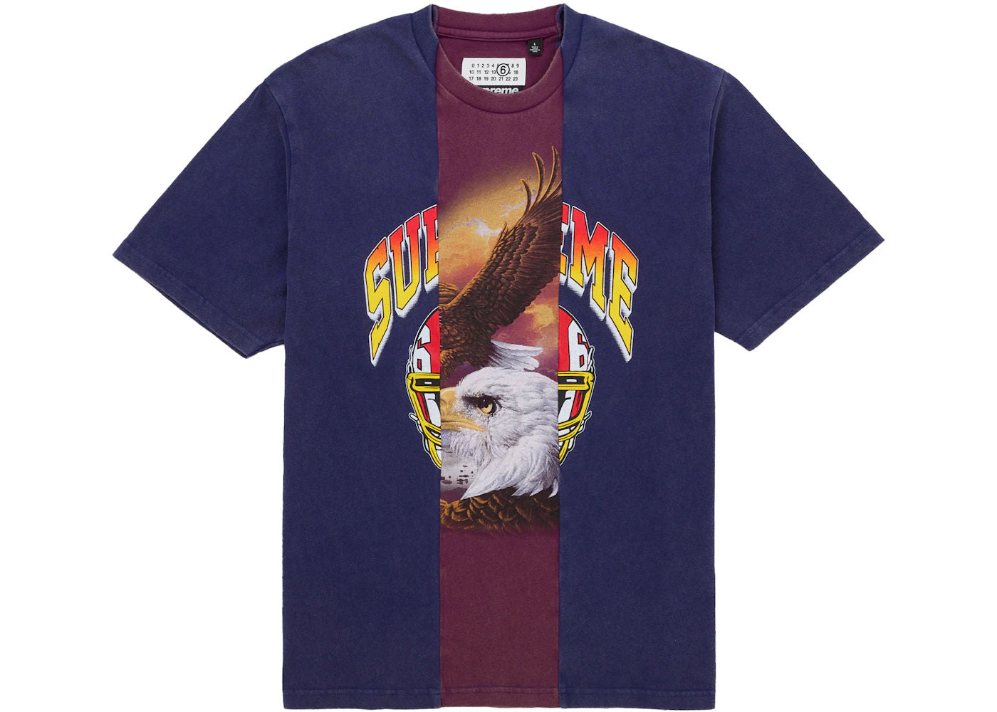 Supreme MM6 Maison Margiela Split S/S Top Navy