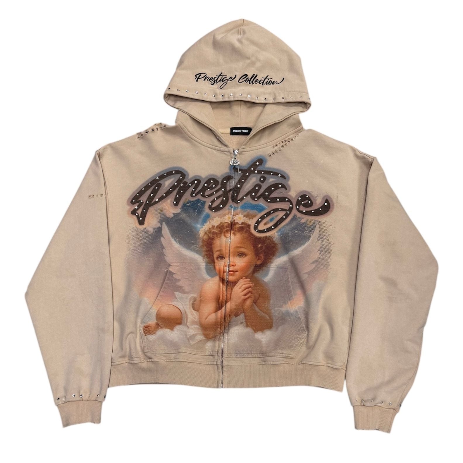 Prestige Angel Zip Up (Cream) - Preowned