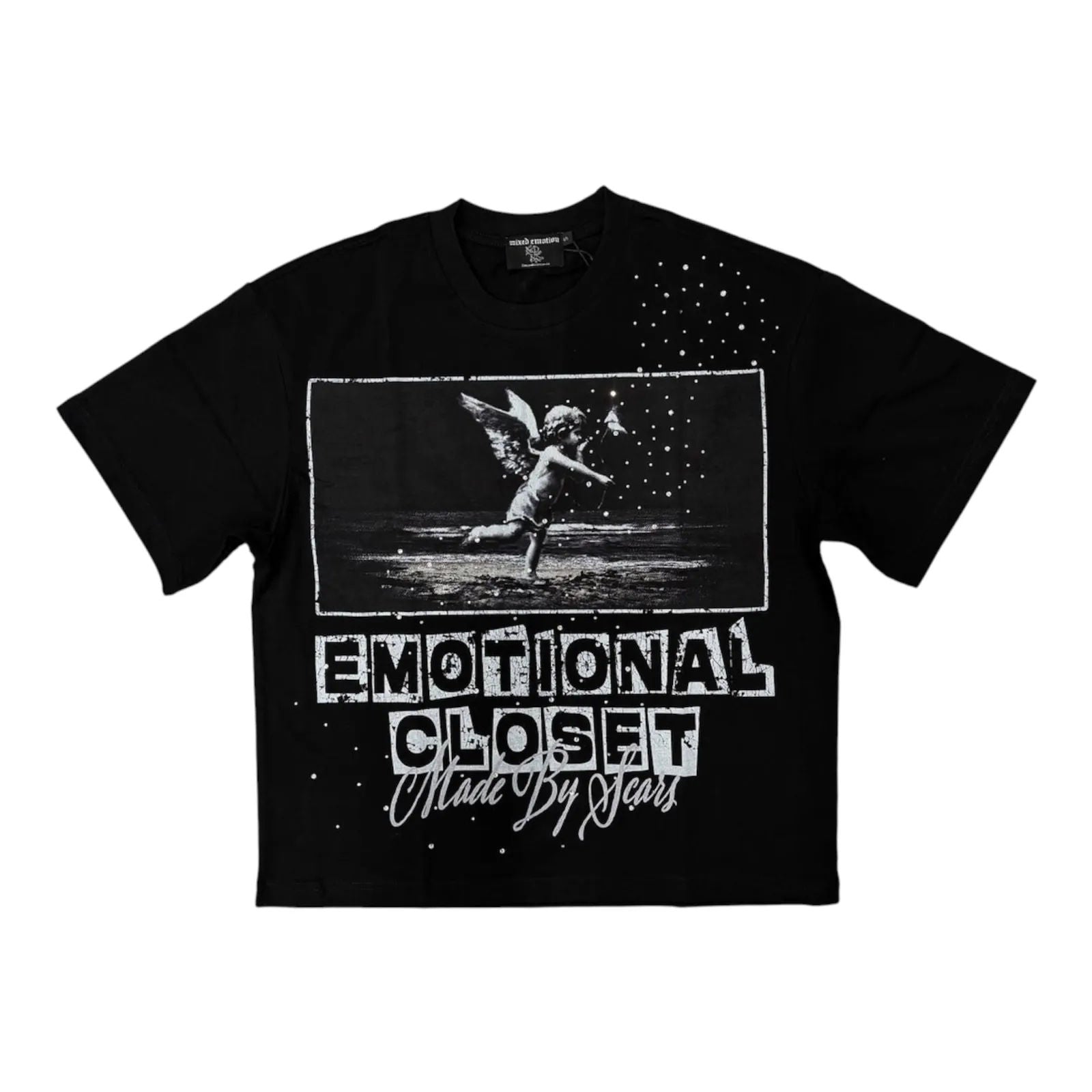 Mixed Emotions Scar Tee (Black) - Preowned