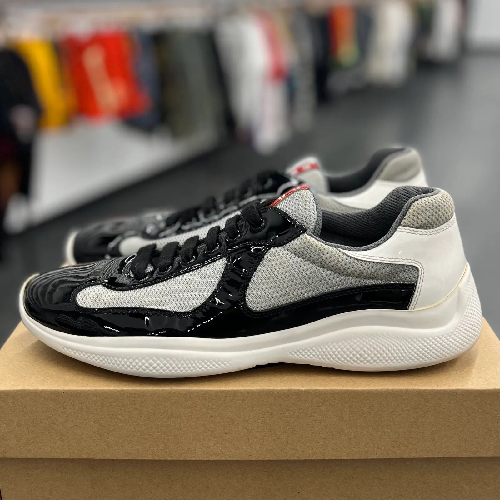 Prada America's Cup Black Silver - Preowned