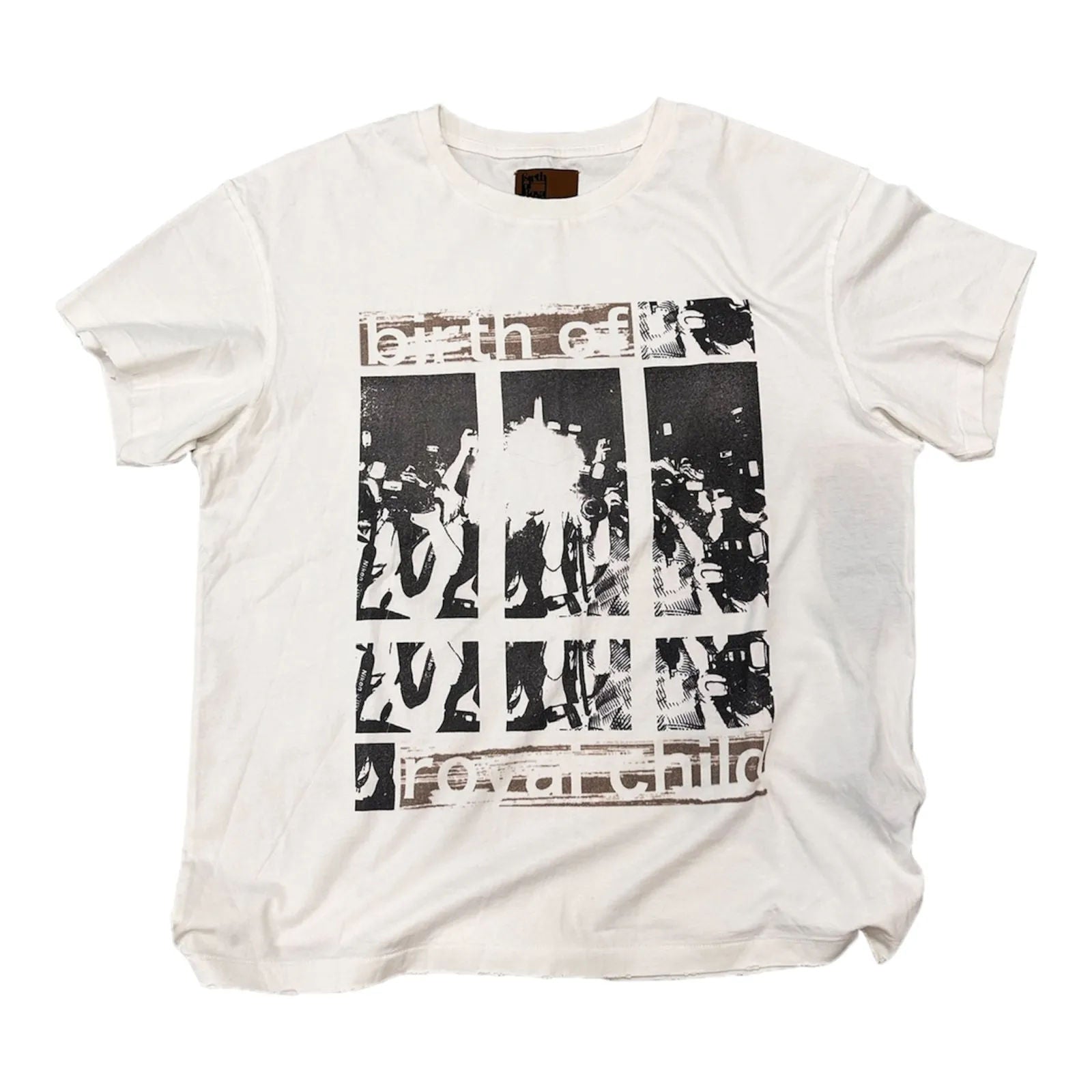 Birth of Royal Child Flashligh Vintage Tee WHite