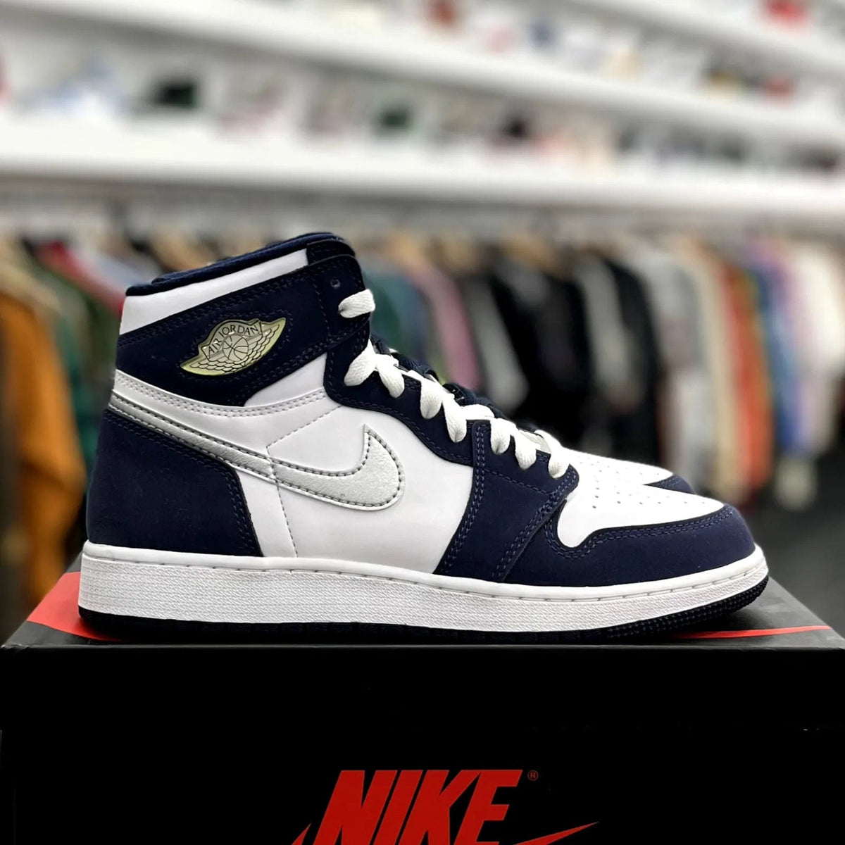 Jordan 1 Retro High CO Japan Midnight Navy (GS) - Preowned