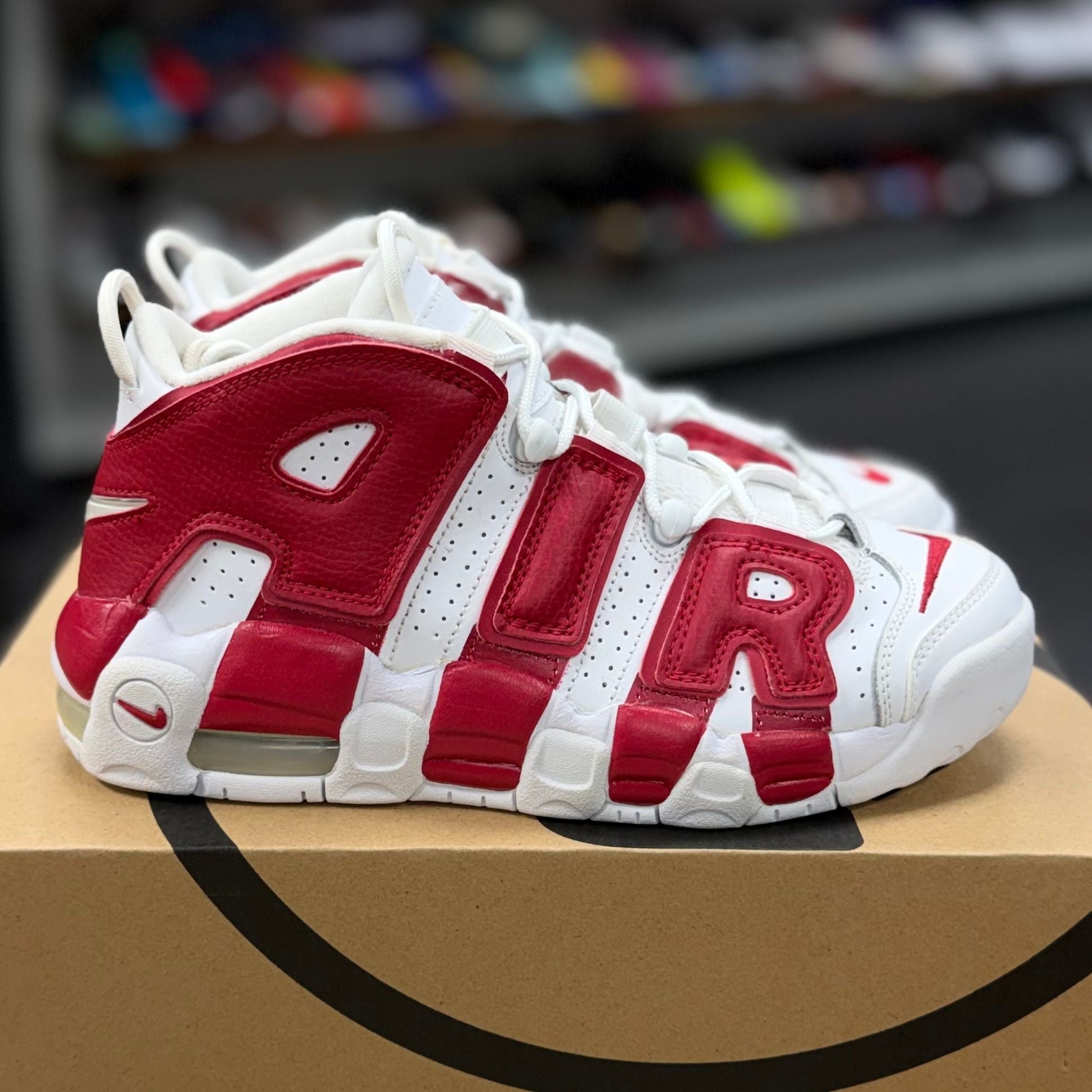 Nike Air More Uptempo Varsity Red (GS) - Preowned