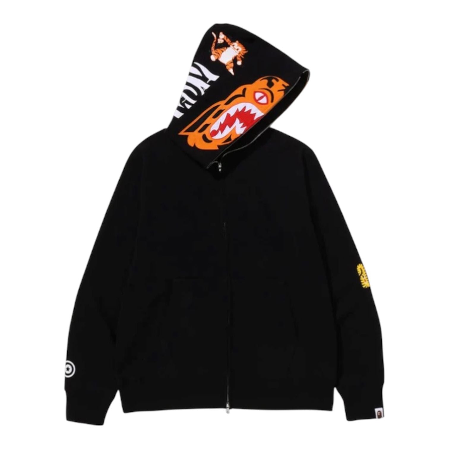 Bape Tiger Full Zip Hoodie (Black)