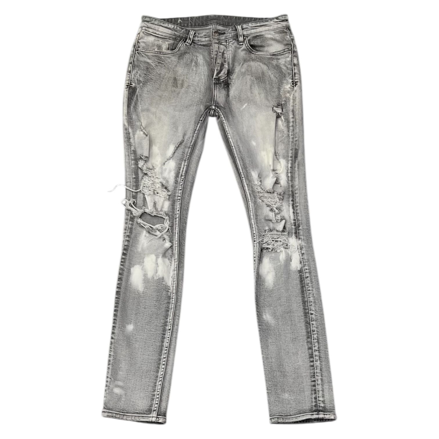 Ksubi Van Winkle Skinny-Fit Jeans (Grey) - Preowned