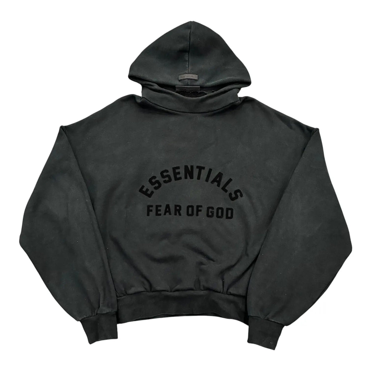 Fear Of God Essentials Core Collection Nylon Fleece hoodie (Black) - Preowned