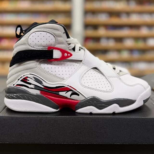 Jordan 8 Retro White True Red (2025) (GS) - Preowned