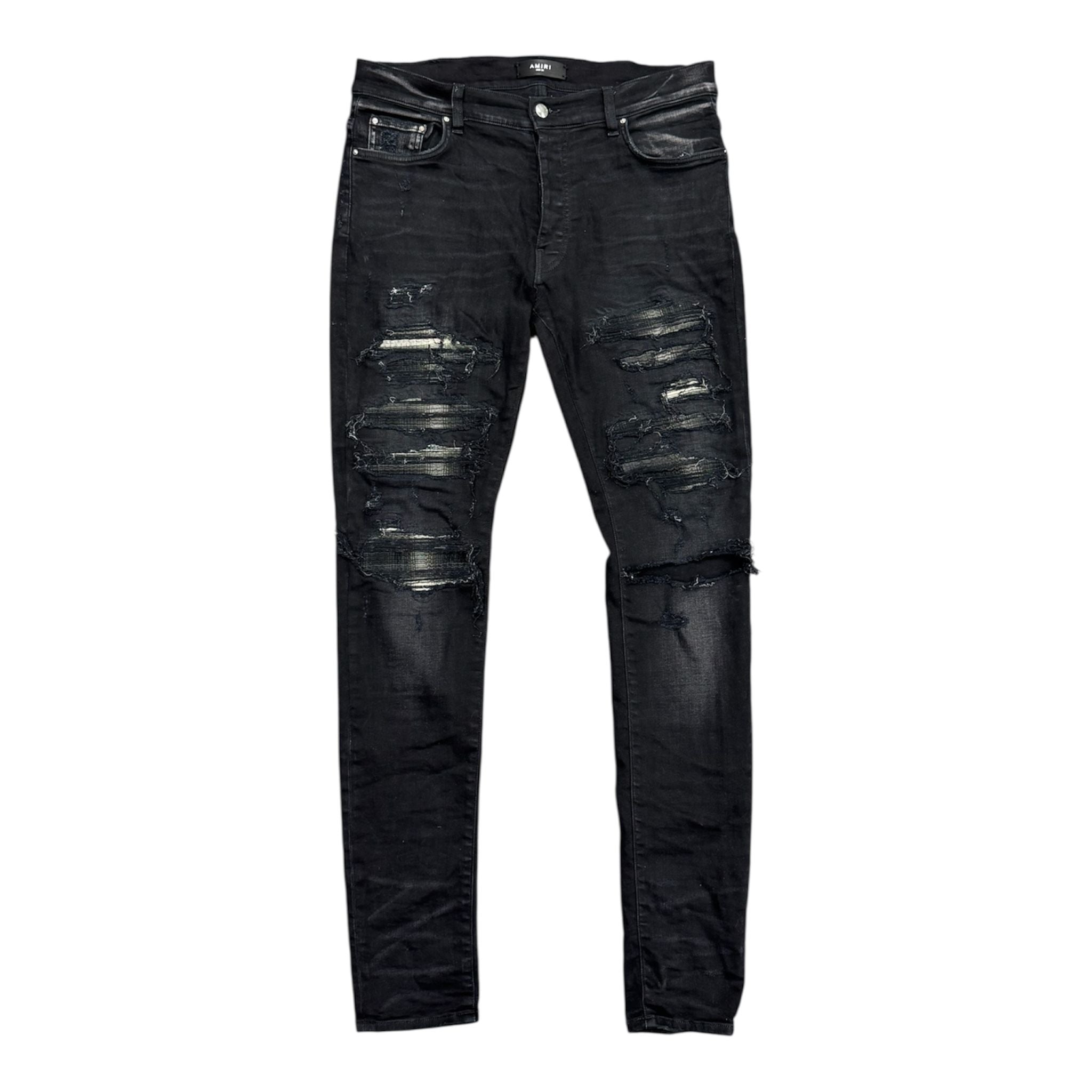 Amiri Thrasher Jean (Black) - Preowned
