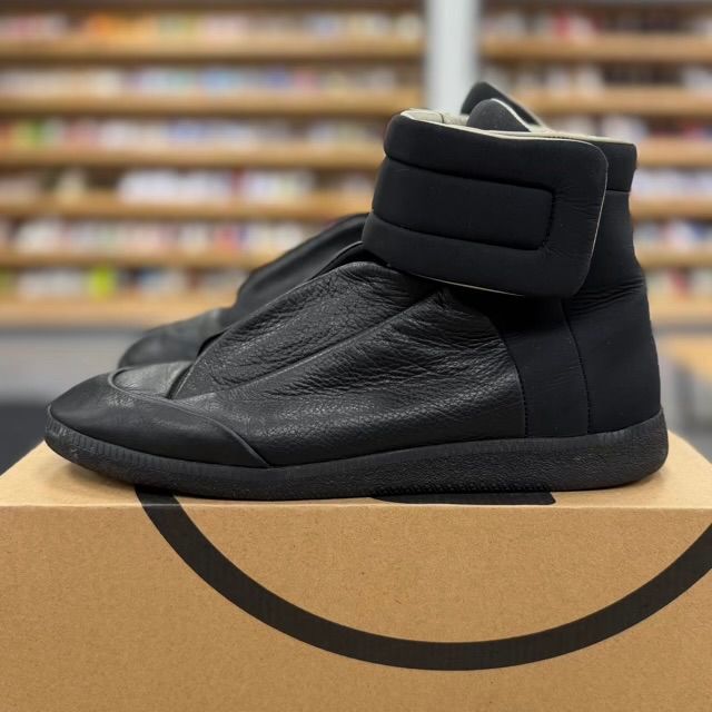 Maison Margiela Future High Tops Sneakers (Black) - Preowned