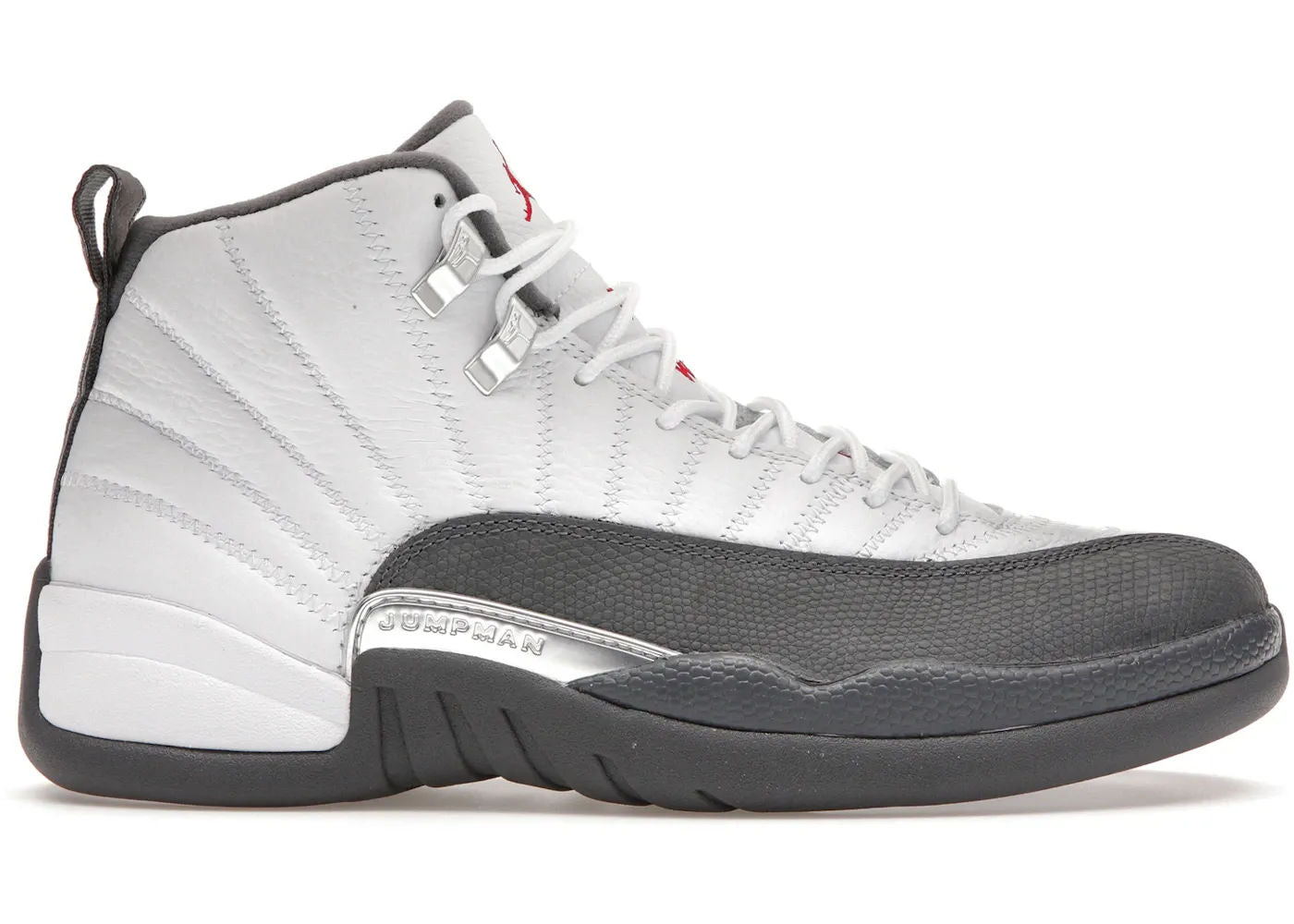Jordan 12 Retro White Dark Grey - Preowned