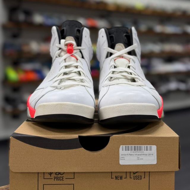 Jordan 6 Retro Infrared White (2014) - Preowned