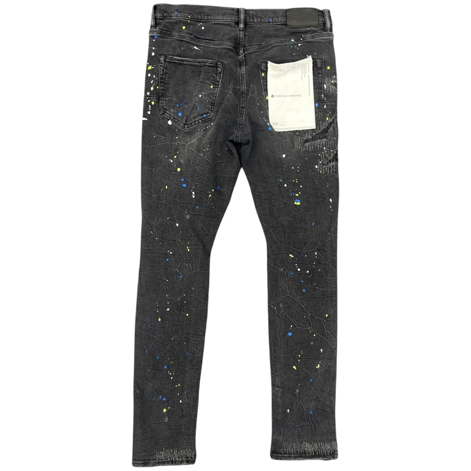 Purple Brand P.001 Jeans (Grey Paint Splatter) - Preowned