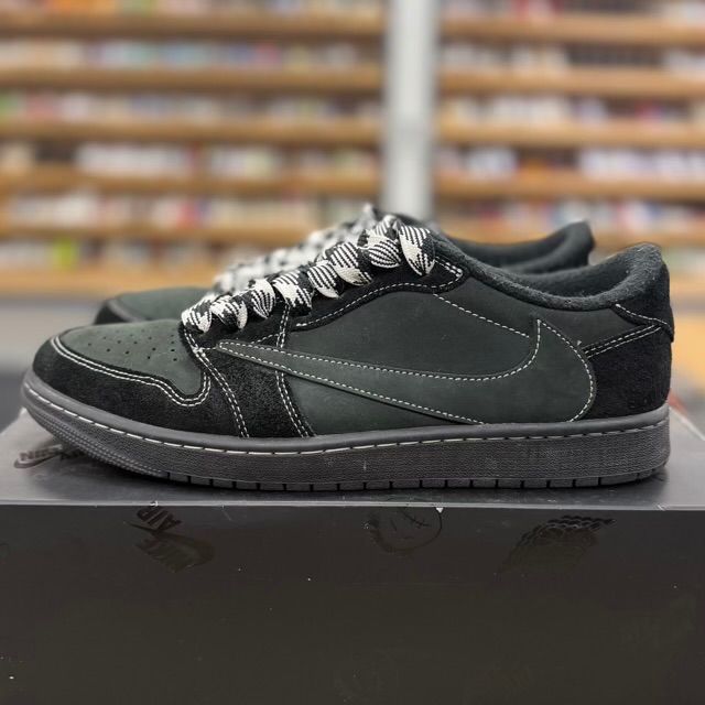 Jordan 1 Retro Low OG SP Travis Scott Black Phantom - Preowned