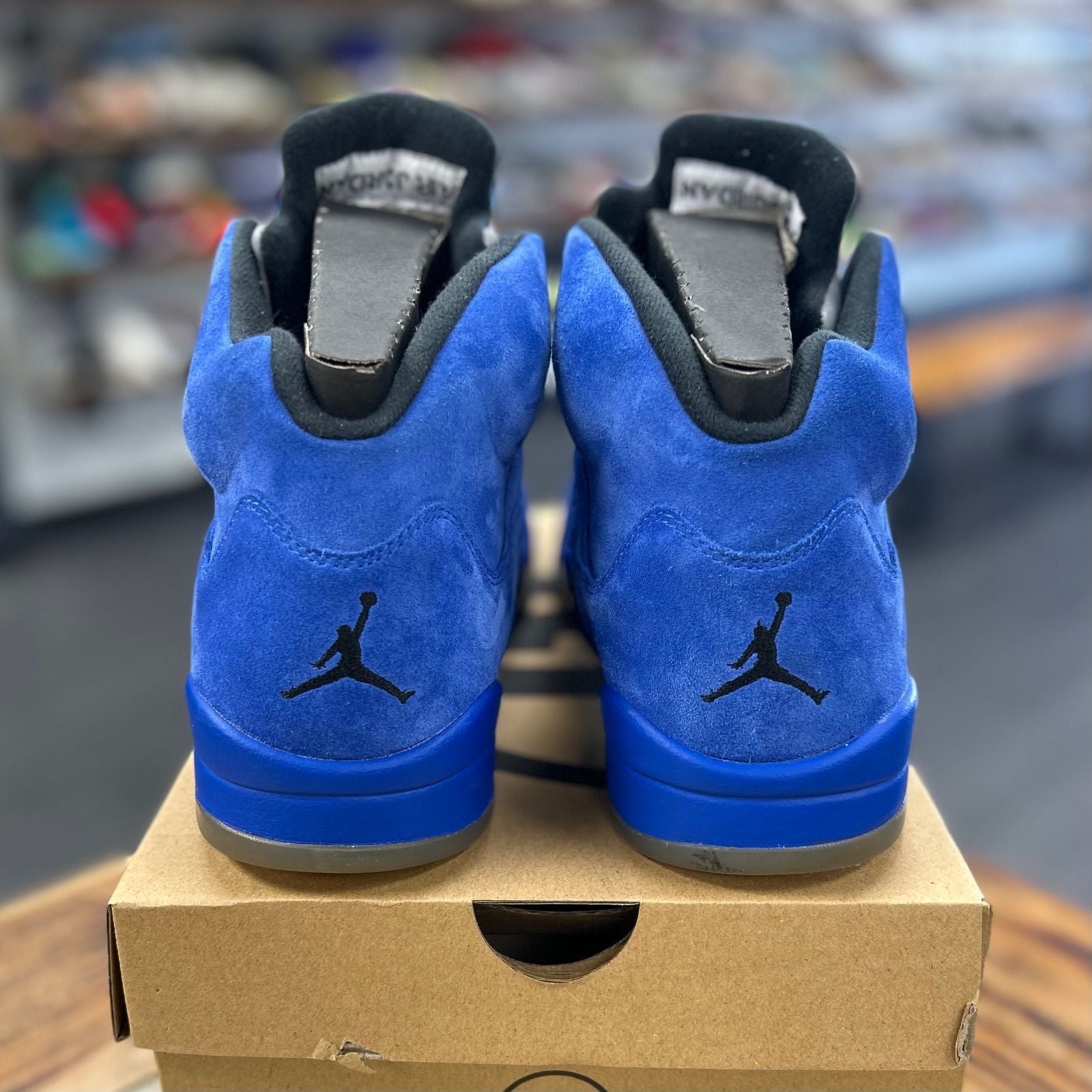 Jordan 5 Retro Blue Suede - Preowned