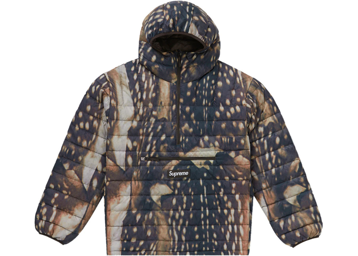Supreme Micro Down Half Zip Hooded Pullover Deer - Preowned