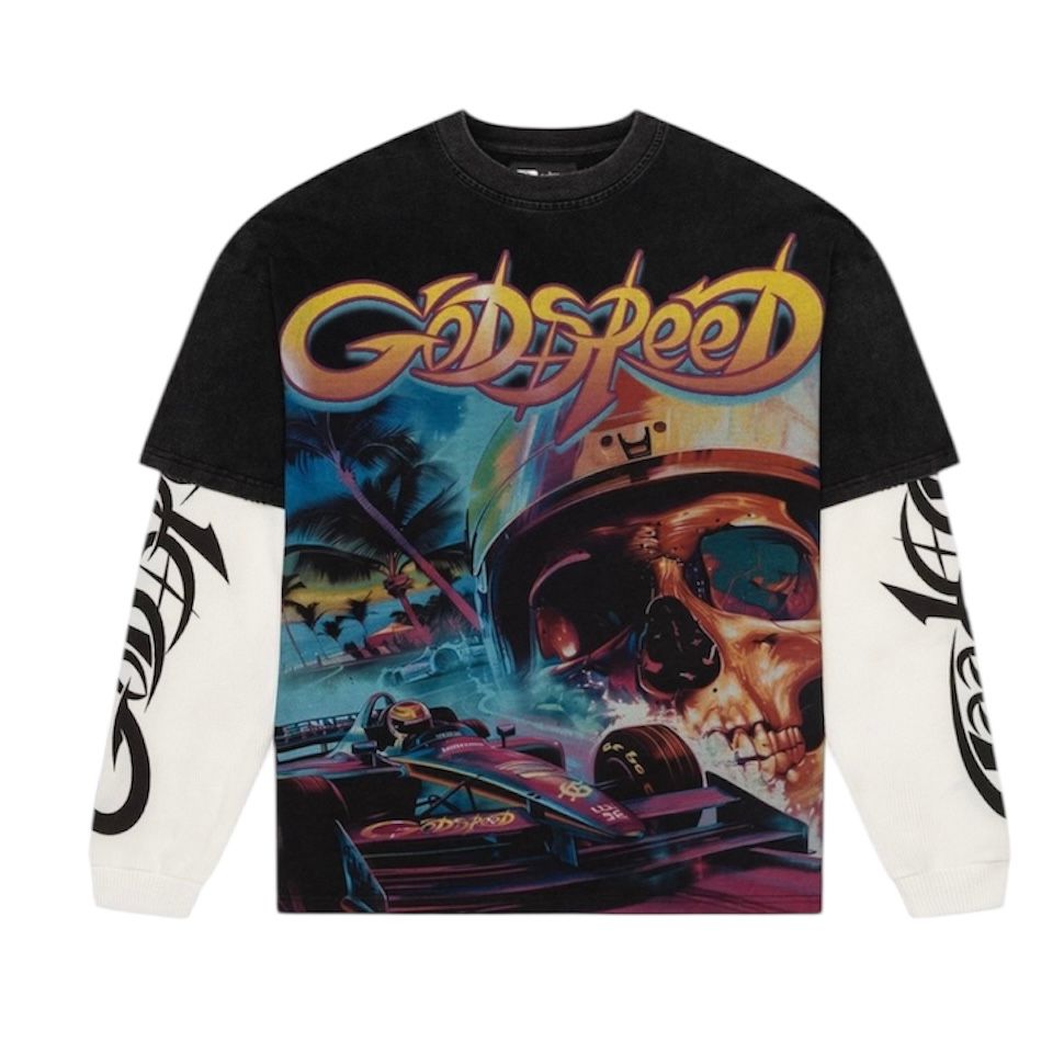 Godspeed F1 Dreams Layered L/S Tee (Black)