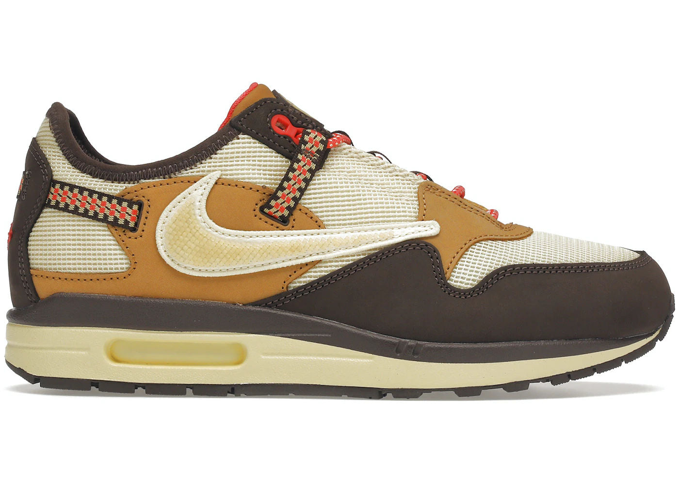 Nike Air Max 1 Travis Scott Cactus Jack Baroque Brown - Preowned