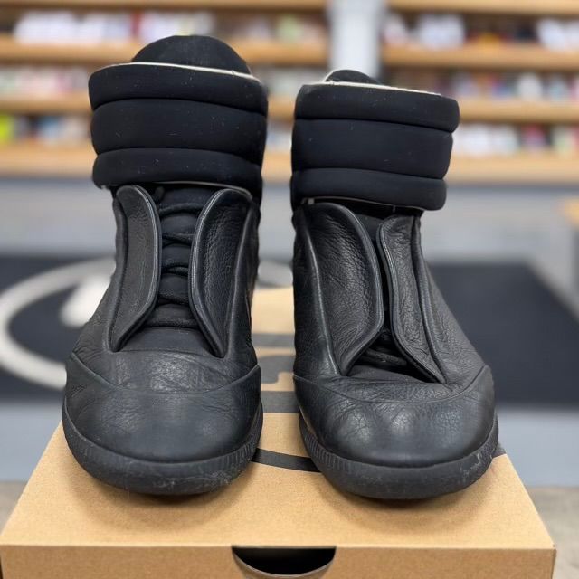 Maison Margiela Future High Tops Sneakers (Black) - Preowned