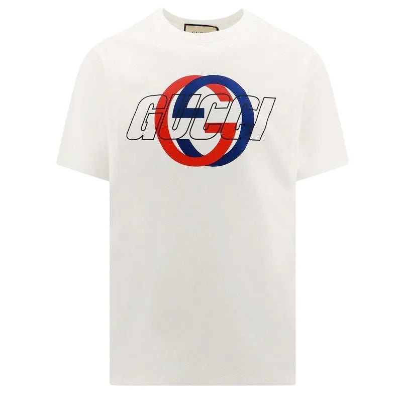 Gucci Interlock Printed Tee (Off-White)