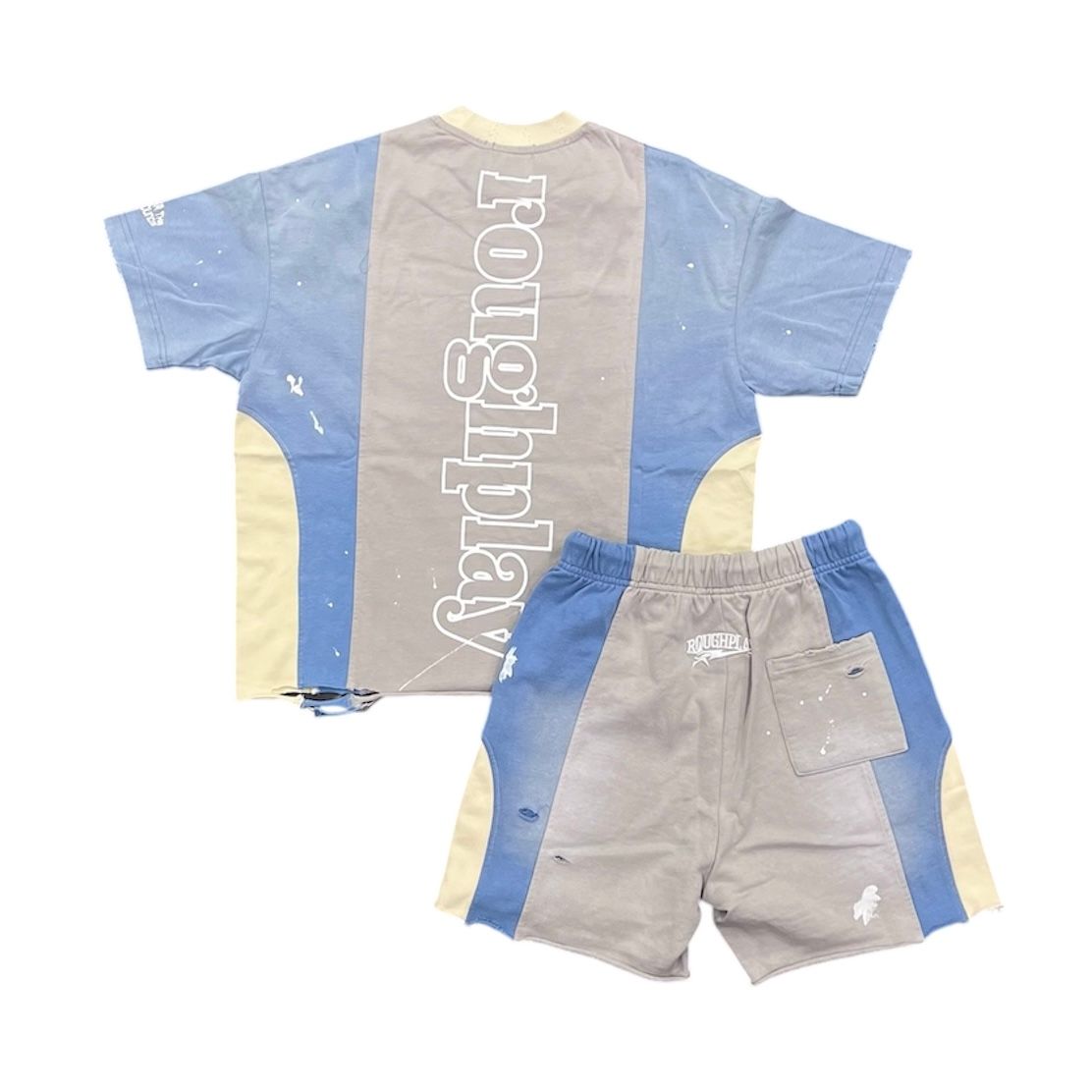 Roughplay Short Set (Grey/Blue)