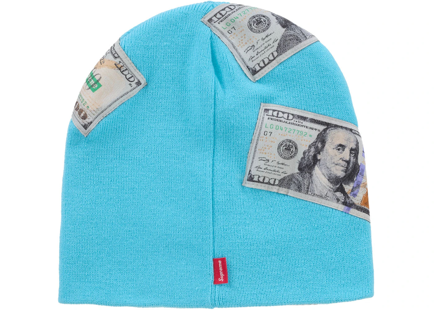 Supreme Money Beanie Blue