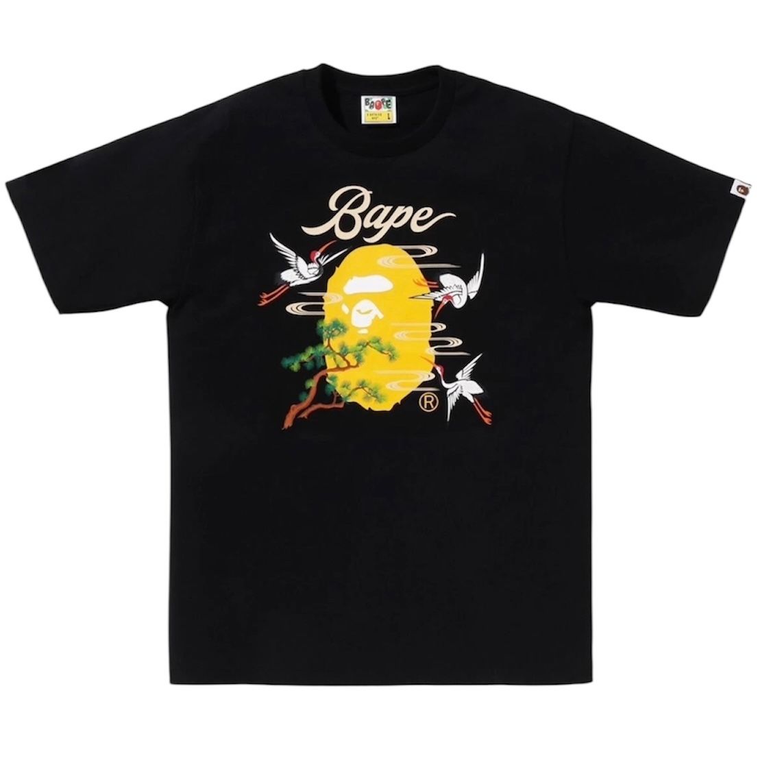 Bape Japanese Crane Tee (Black)