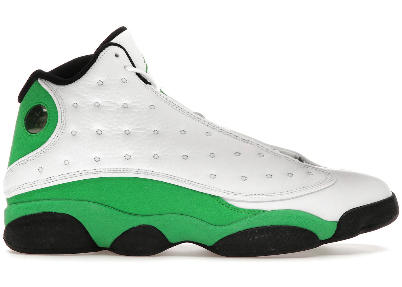 Jordan 13 Retro White Lucky Green - Preowned