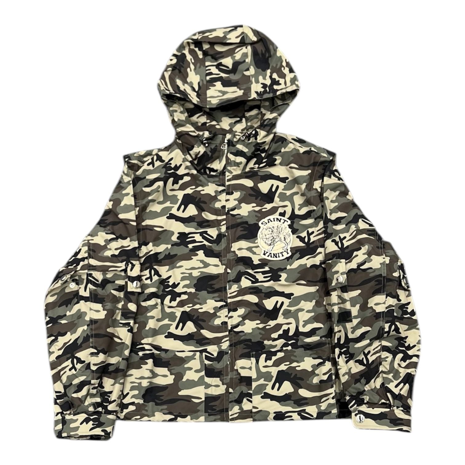 Saint Vanity Cargo Nylon Jacket (Army Camo)