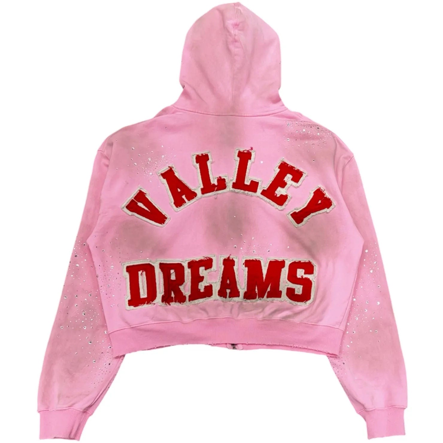 Vale Forever Puto Clustered Zip Up Hoodie (Pink) - Preowned