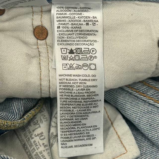 Denim Tears x Levi's Cotton Wreath Jean Light Wash - Preowned