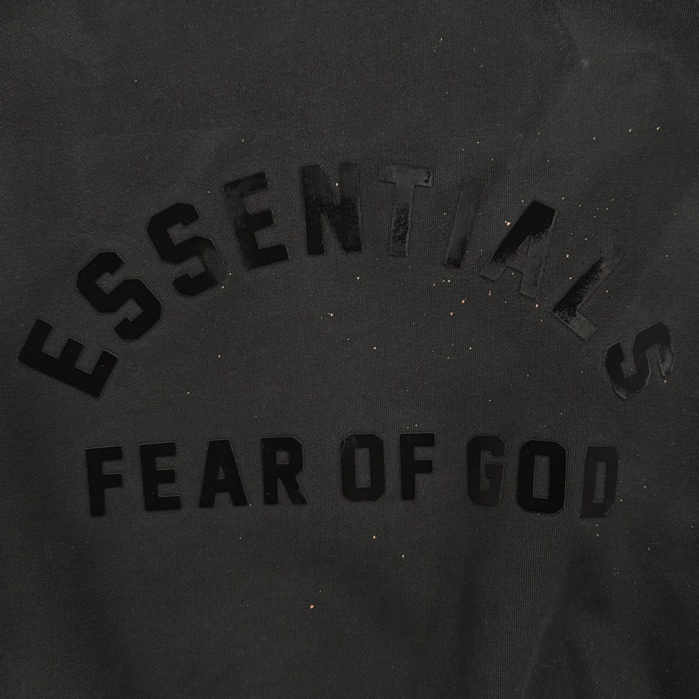 Fear of God EssentialsNylon Fleece Hoodie Black/ Black - Preowned