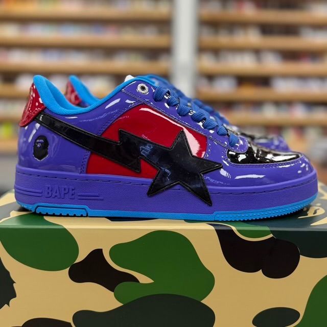 A Bathing Ape Bape Sta OS #1 M2 Purple Red - Preowned