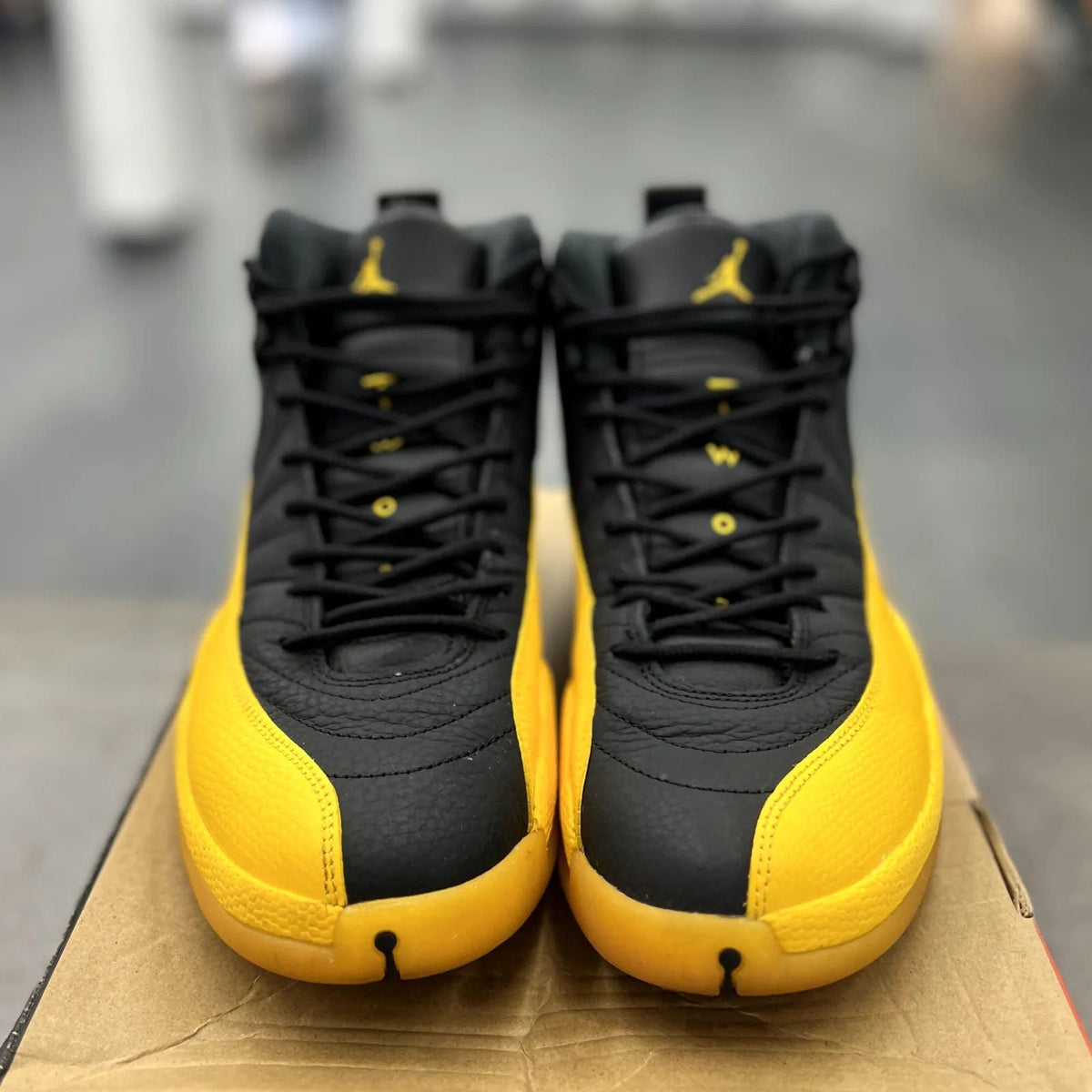 Jordan 12 Retro Black University Gold - Preowned