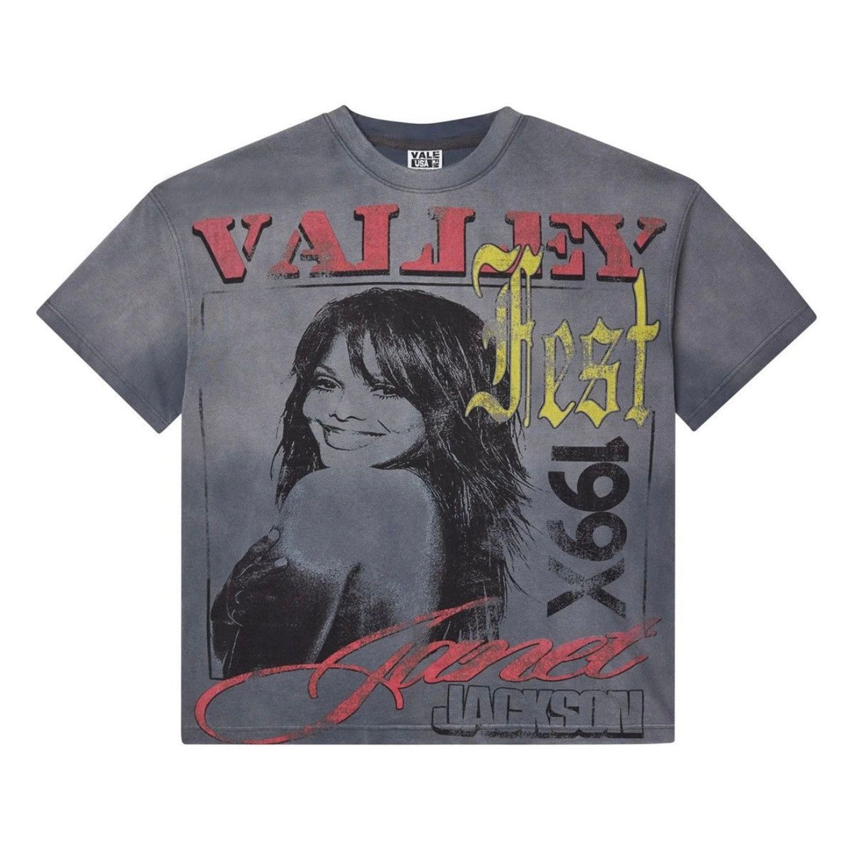 Vale Forever 199X Fest Tee (Washed Grey) - Preowned