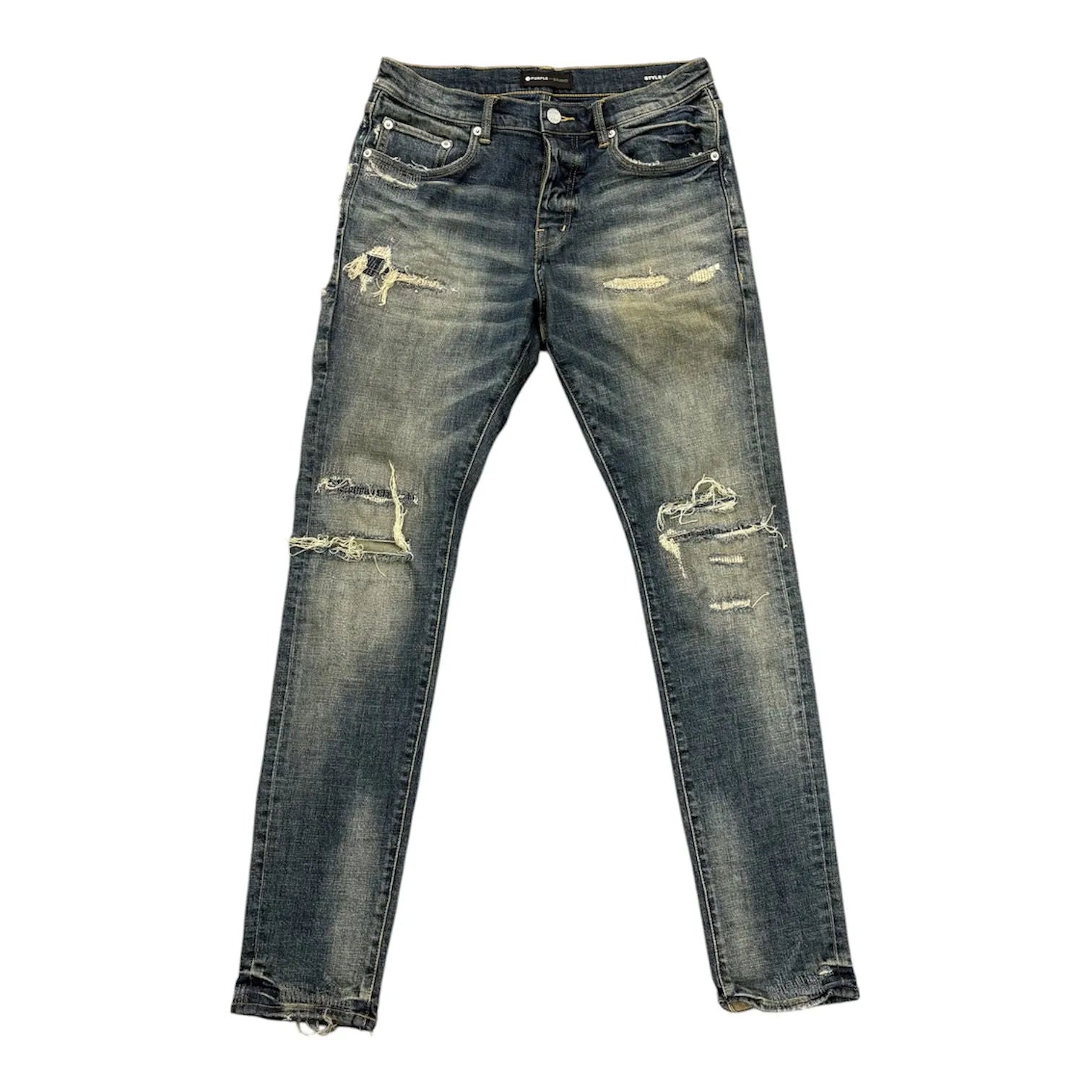 Purple Brand Distressed Jeans (Indigo) - Preowned