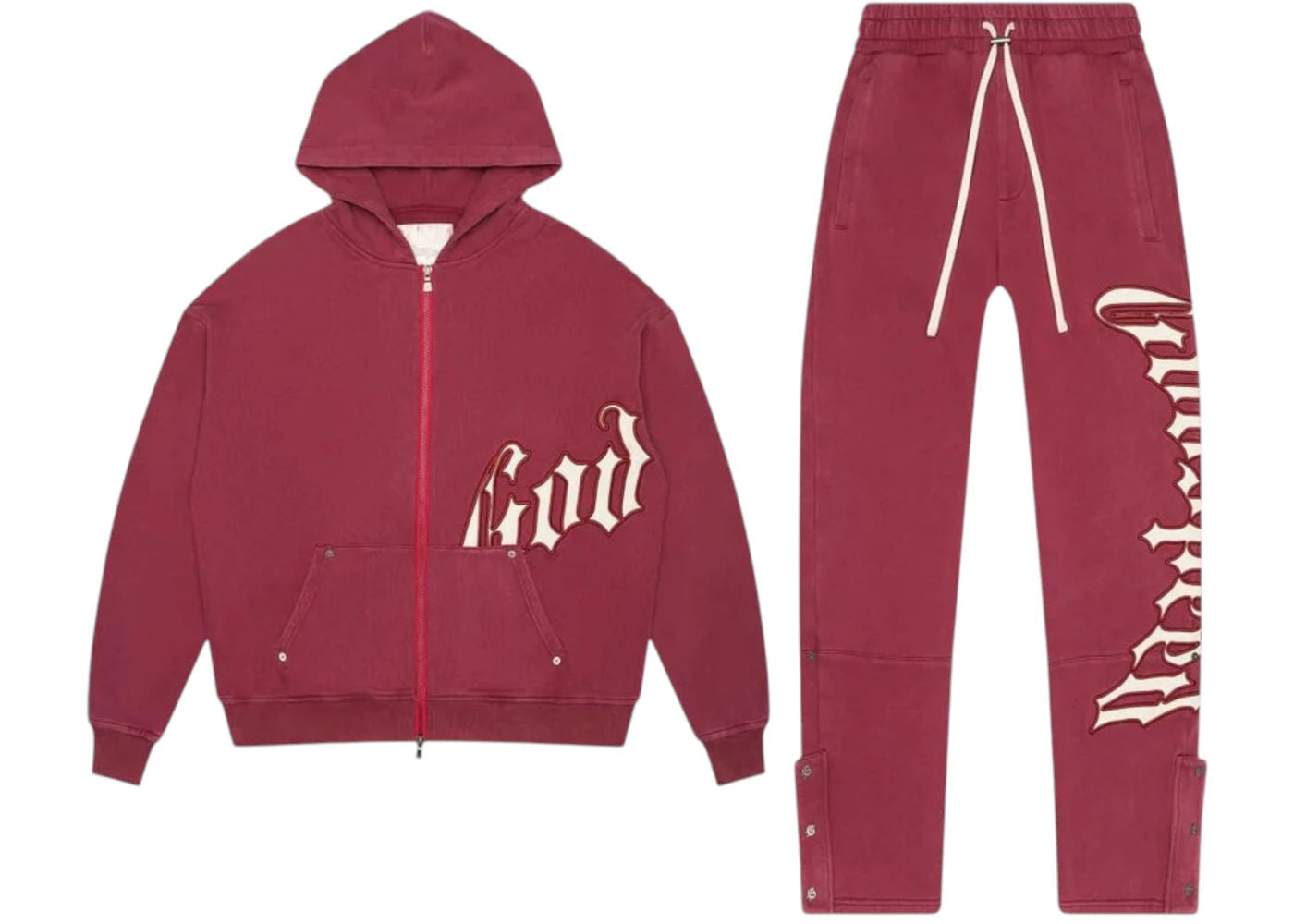 Godspeed OG Logo V2 Sweatsuit Burgundy - Preowned