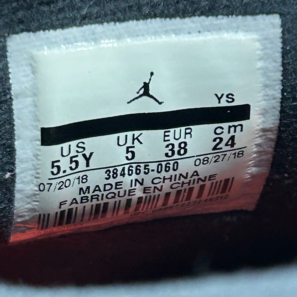 Jordan 6 Retro Black Infrared (2019) (GS) - Preowned