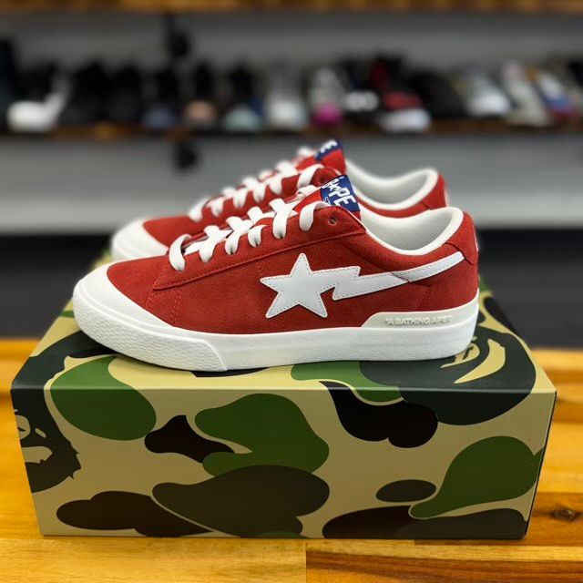 A Bathing Ape Mad Sta Red - Preowned