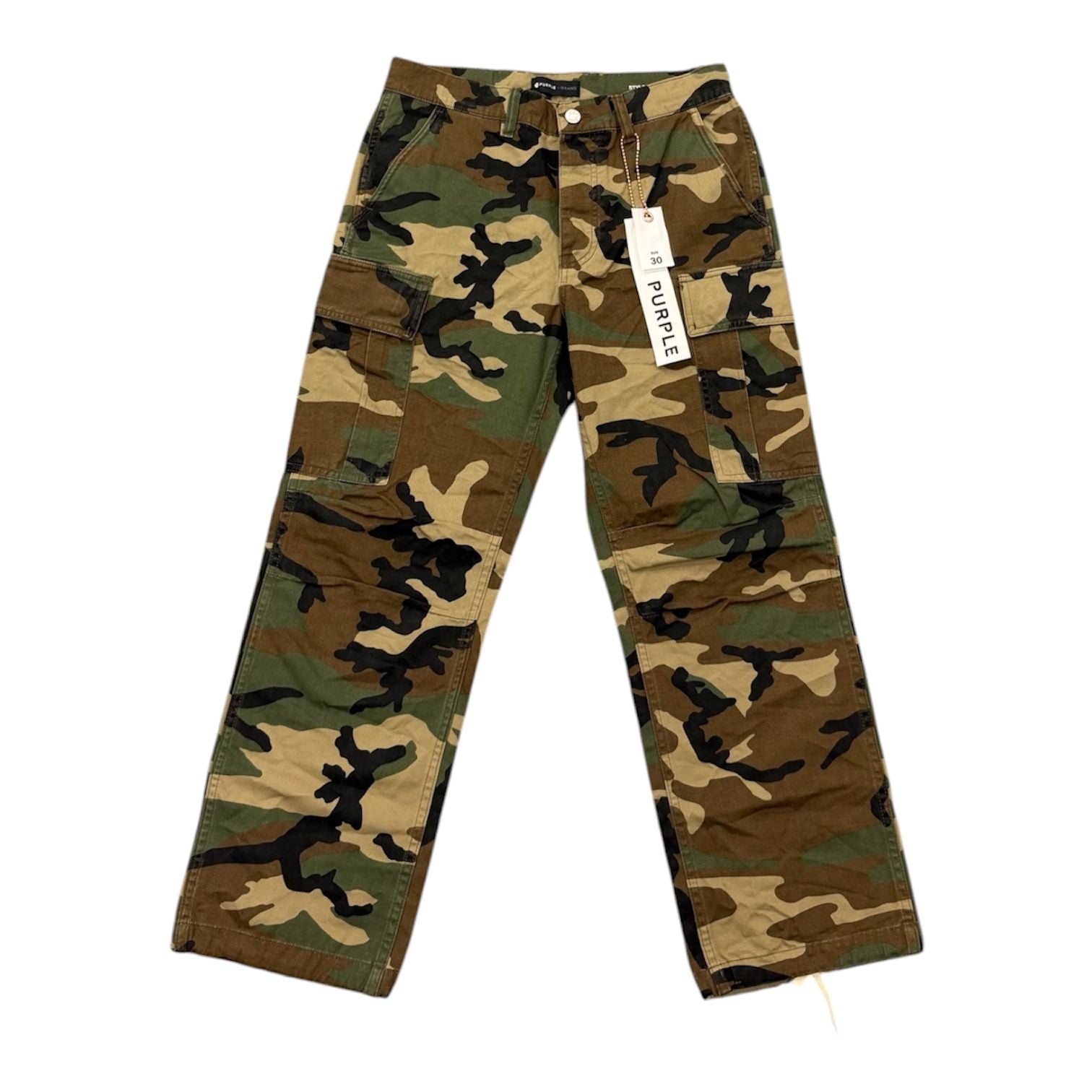 Purple Brand Cargo Pants (Camo)