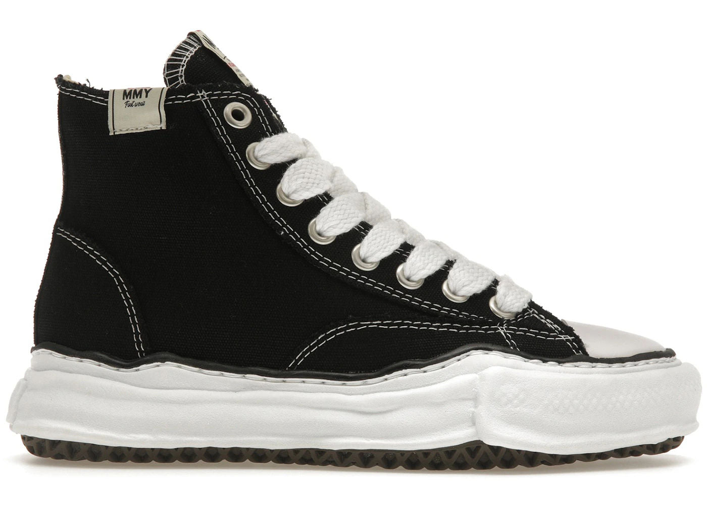 Maison Mihara Yasuhiro Peterson OG Sole Canvas High Black - Preowned