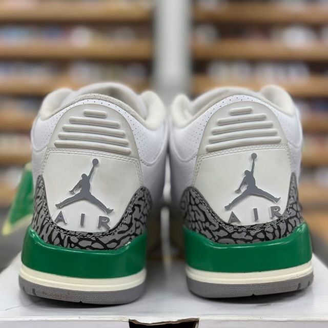 Jordan 3 Retro Lucky Green (Women's) - Preowned