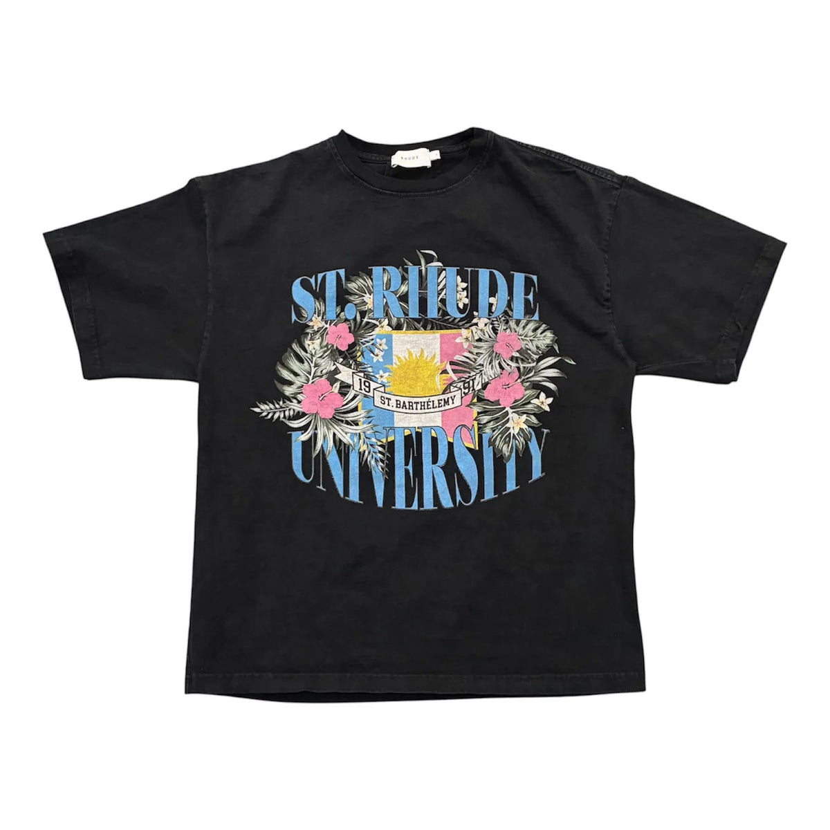 Rhude St.Rhude University Tee (Black) - Preowned