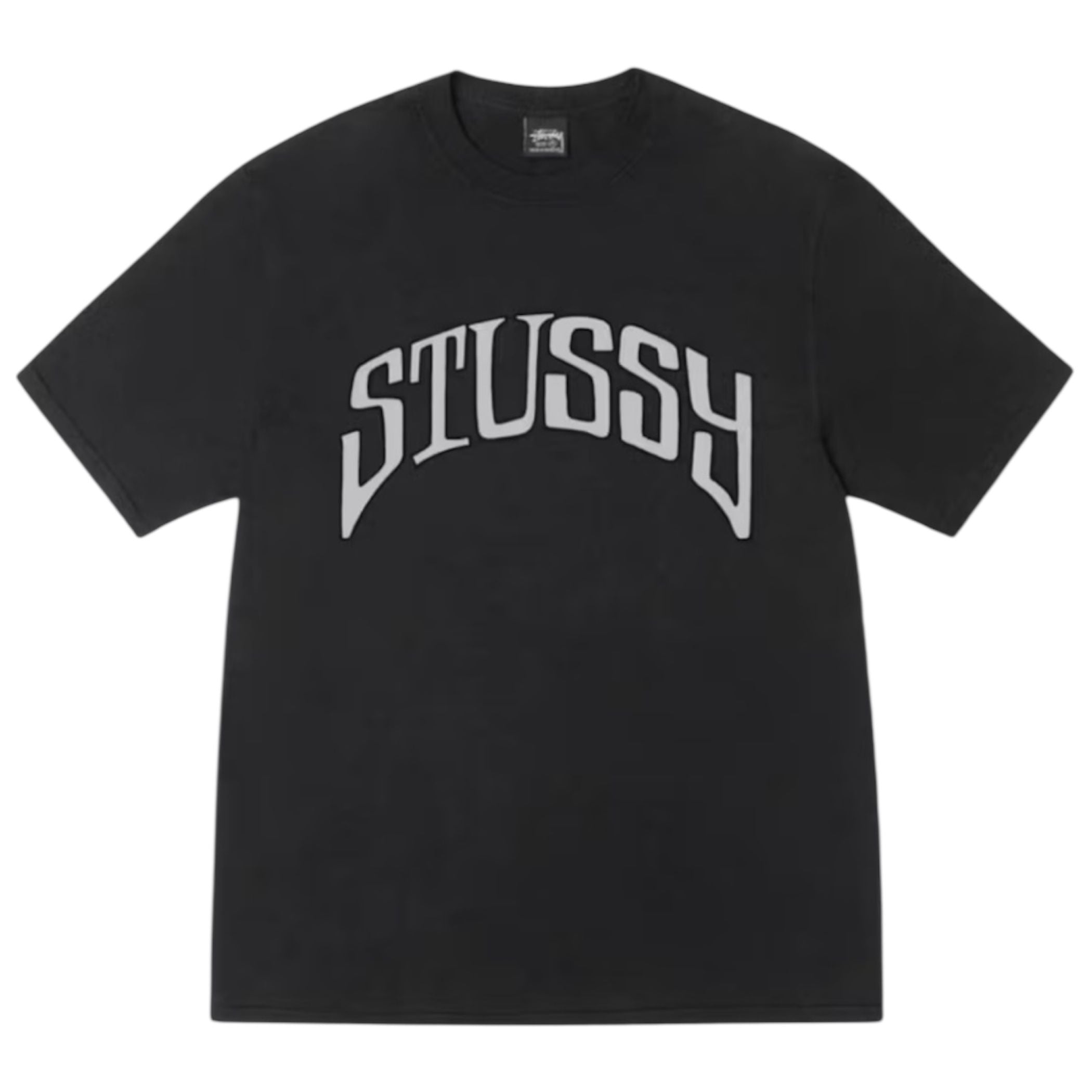 Stussy Arched Pigment Dyed Tee (Black)