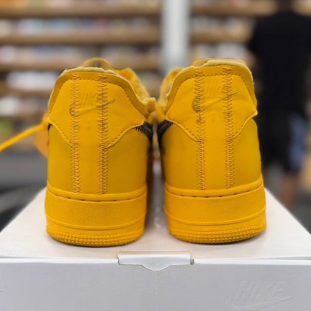 Nike Air Force 1 Low Off-White ICA University Gold - Preowned