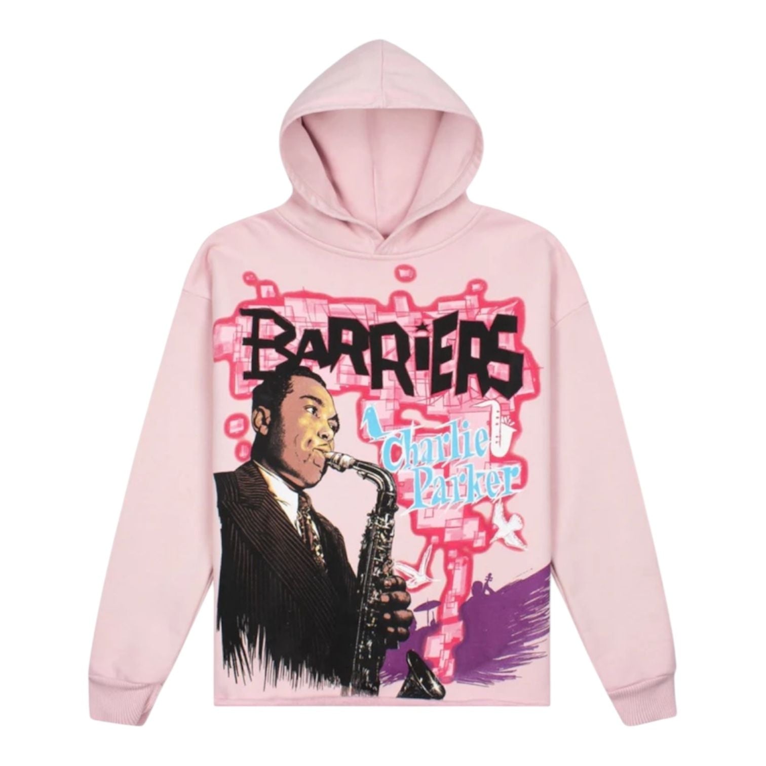 Barriers "Charlie Parker" Hoodie (Pink)