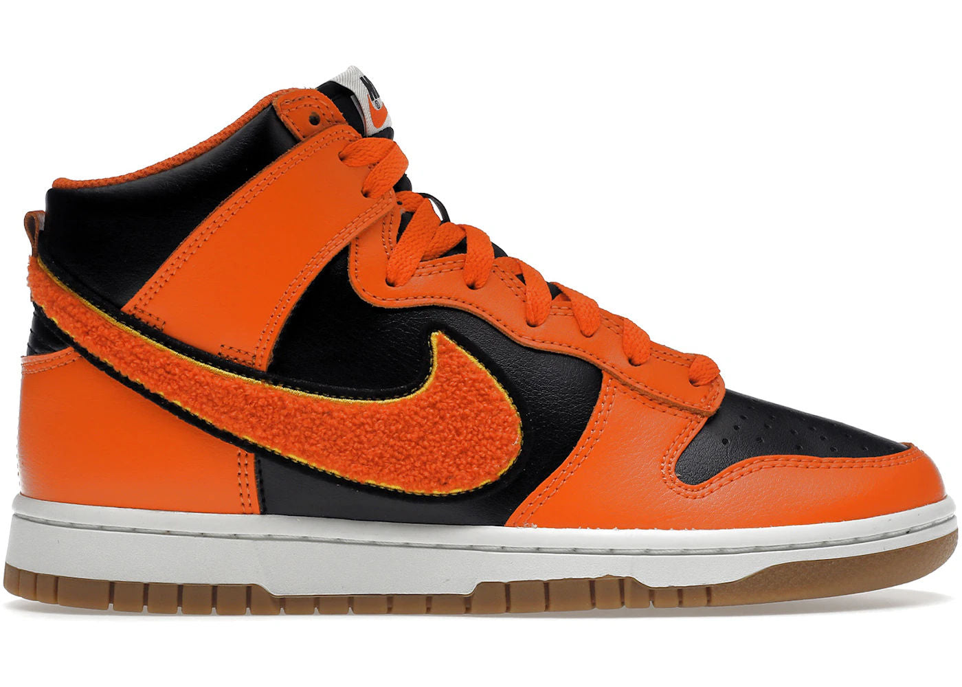 Nike Dunk High Retro Chenille Swoosh Safety Orange - Preowned
