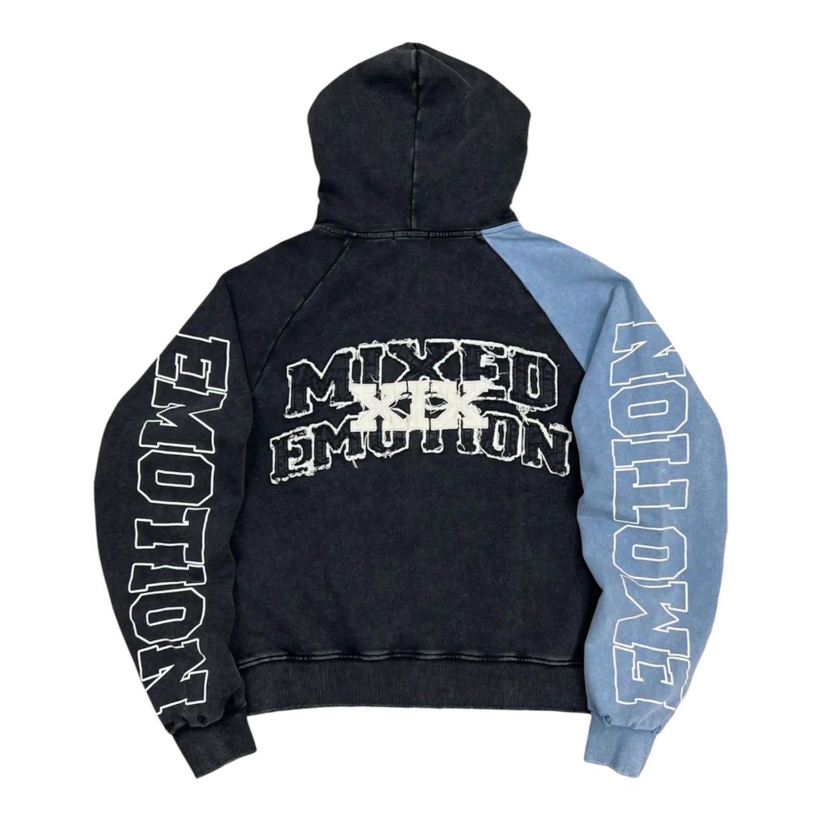 Mixed Emotion Split Decision Hoodie (Blue)